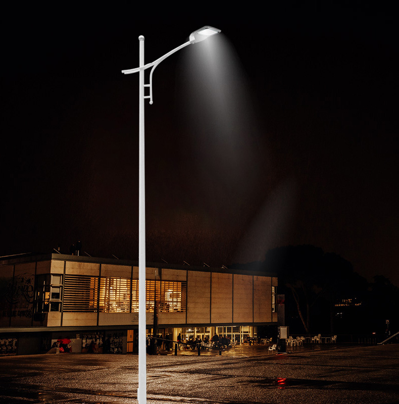 Outdoor Galvanized Street Light Pole 3m 6m 7m 8m 9m 10m 12m Led Landscape  lamp Aluminum