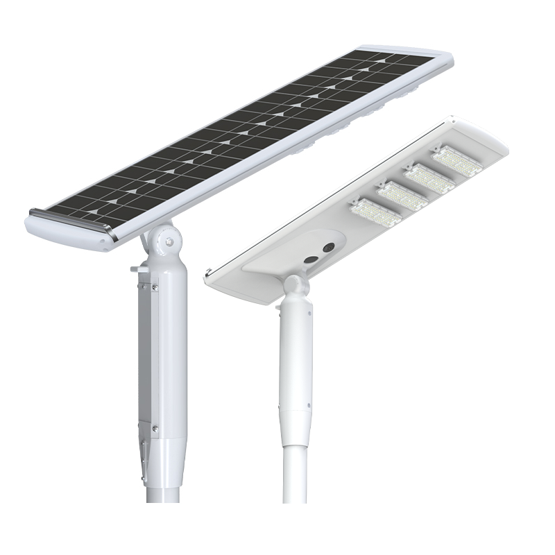 Automatic cleaning integrated solar street light